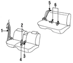 Genuine Gm Retractor Assembly 12524226. Fixed Price $27.91.
