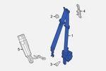 New Dodge Durango 19-24 Front Right Seat Belt Lap & Shoulder. Fixed Price $229.99.