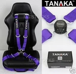 Tanaka Universal Purple 4 Point Camlock Quick Release Racing Seat Belt Harness. Fixed Price $48.48.