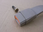 95 99 Suburban Seat Belt Latch Chevy Silverado Tahoe Yukon Right--front --tan. Fixed Price $54.95.
