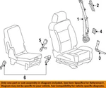 Gm Oem Front Seat Belt-& Retractor Cover 23101017. Fixed Price $6.58.