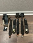 74-81 Camaro Firebird Original Seat Receivers Retractors Set Black Gm. Fixed Price $349.99.