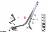 Genuine Bmw M6 F06 640IX 650IX Upper Belt Front Left 72117268769. Fixed Price $401.56.