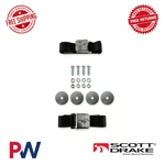 Scott Drake Seat Belt With Tri-bar Running Horse Emblem Pair For 65-73 Mustang. Fixed Price $142.66.