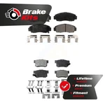 Front Rear Ceramic Brake Pads Kit For 2003-2007 Honda Accord 1999-2008 Acura Tl. Fixed Price $59.85.