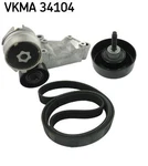 V-ribbed Belt Set Ford Focus 98-04 04861734AA VKMA34104. Fixed Price $253.54.