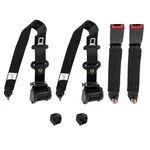 2PCS Seat Belt 3 Point Universal Retractable Safety Black Extra Long Straps. Fixed Price $78.99.