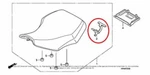 New Oem Honda TRX420 Fourtrax Rancher 4X4 Seat Lever Latch Lock Handle. Fixed Price $34.95.
