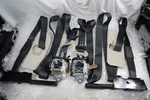 2014-2020 Nissan Pathfinder Front Seat Belts Retractor Driver Passenger Set Blk. Fixed Price $209.99.