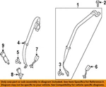 Ford Oem 13-19 C-max Rear Seat Belts-outer Buckle CJ5Z7860045AC. Fixed Price $44.22.