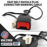 Usa Car Seat Belt Latch Buckle Safety Plug Adapter W/ Warning Cable. Fixed Price $19.99.