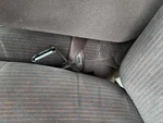 92-97 Ford F250 Driver Left Front Seat Belt Buckle Receiver Oem Brown Rk. Fixed Price $187.50.