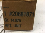 Gm Nos (10 Firebird Camaro Front Seat Shoulder Belt Retractor Retainers 20681871. Fixed Price $10.00.