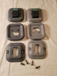 Ford Excursion / Expedition Gray Rear Seat Clips With Mounting Screws. Fixed Price $65.00.