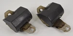 Set Of 1970S Ford Seat Lap Belt Retractors Dated 1975 Latch Buckle Black. Fixed Price $49.99.