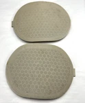 1998-2002 Lincoln Town Car Rear Seat Speakers Grill Cover Tan Oem Pair. Fixed Price $39.00.