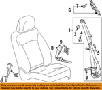 Cadillac Gm Oem 2016 Xts Front Seat-belt & Retractor Right 19331996. Fixed Price $293.63.