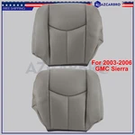 Driver & Passenger Bottom Seat Cover Gray For 2003-06 Chevy Silverado Gmc Sierra. Fixed Price $51.99.