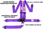 Purple Racing Harness Latch & Link 5 Point Floor Mount Racerdirect Sfi 16.1. Fixed Price $77.95.