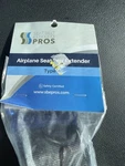 Airplane Extender Extension Airline/buckle Black W/ Pouch. Fixed Price $12.00.