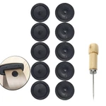 Y-axis Seat Belt Button Buckle Clip Stop Universal Fit BLACK-5-SET. Fixed Price $12.99.
