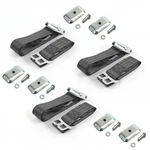 Chevy Chevelle 1968 - 1972 Airplane 2PT Charcoal Lap Bench Seat Belt Kit W/ Brac. Fixed Price $185.50.