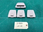 09-15 Bmw F01 F02 750I Rear Child Seat Anchor Isofix Cover Set Beige Oem. Fixed Price $10.40.