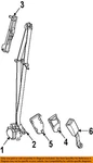 Chrysler Oem 07-20 200 Front Seat Belts-retractor Assy Screw 6036696AA. Fixed Price $27.83.