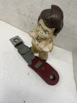 1970S 1980S 1990S Ford Mustang Front Seat Belt Receiver Grey Red 35909 STEERE-7. Fixed Price $25.00.