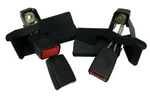 2004-08 Audi A4 Fwd Rear Complete Seat Belt Buckle Set Of Black Oem 8E0857798A. Fixed Price $27.90.