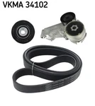 V-ribbed Belt Set Ford Tourneo 02-13 Transit 04861734AA. Fixed Price $260.35.