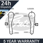 Gates Timing Belt Fits Toyota Corolla Celica Carina 1.5 1.6 5YR Warranty G2481. Fixed Price $21.94.