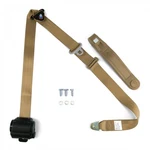Retro Seat Belt Harness 3-POINT Retractable Honda Toyota Jp Vw Ford Euro Tan. Fixed Price $103.02.