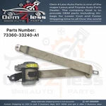 Lexus ES350 Rear Right Side Seat Belt 2013, 2014 To 2018 Oem 73360-33240-A1. Fixed Price $155.00.