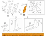 Gm Oem 09-12 Traverse Interior Trim-seat Belt Cover 22787561. Fixed Price $35.10.