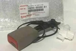 Oem Toyota 2000-04 Tundra Front Driver Seat Belt Buckle 73230-0C030-E1 Tan. Fixed Price $53.00.