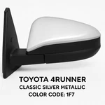 New Silver Mirror Fits 2014-2024 Toyota 4RUNNER Driver Left Side Heated. Fixed Price $207.13.