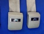 1965-1971 Chevrolet Gm Seat Lap Belt Buckles Irving Air Chute Tan Bn 4000-A. Fixed Price $125.00.