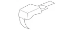 Genuine Volkswagen Center Mount Bracket 3C0-886-193-A. Fixed Price $7.58.