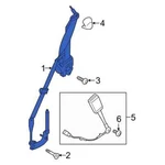 Genuine Oem Ford Mustang Front Right Side Seat Belt Assembly JR3Z63611B08AE. Fixed Price $211.96.