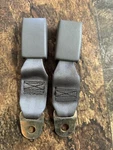 Nos 89-92 Camaro Firebird Trans Medium Dk Gray (82) Rear Seat Belt Buckle Set. Fixed Price $206.00.