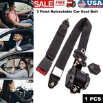 Universal 3 Point Retractable Car Seat Belt Bolt Automatic Safety Strap Buckle. Fixed Price $32.57.