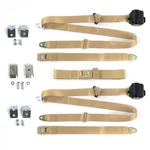 Vw Type Split 1947-1952 Standard 3PT Retractable Bench Seat Belt Kit W/. Fixed Price $399.50.