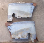 1953 Chevy 2DR Hardtop Back Seat Side Cover Trim Panels / Arm Rests Original Gm. Fixed Price $650.00.