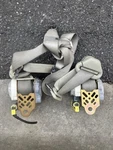 Infiniti G35 Coupe Seatbelts Front Both Side 2003-2005 Light Gray Color. Fixed Price $199.50.