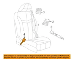 Chrysler Oem 11-14 200 Restraint Systems Front Seat Belts-buckle End 1NS461X9AC. Fixed Price $146.40.