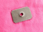 65 66 Mustang Shelby Front Seat Belt Anchor Plate. Fixed Price $25.00.
