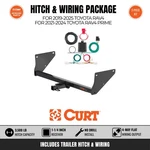 Curt Class Trailer Hitch & Wiring Harness Bundle For 19-25 Toyota RAV4. Fixed Price $305.88.