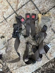 88-91 Honda Set Rear Brown/tan Seat Belts Oem Civic Wagon Wagovan Beagle. Fixed Price $115.00.