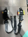 2001-2005 Mazda Miata Oem Passenger Driver Black Seat Belt Set Nb 01-05 Damage. Fixed Price $120.00.